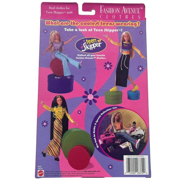 Vintage 1998 Mattel Fashion Avenue Clothes Teen Skipper Outfit New/Old Stock - Picture 2 of 4